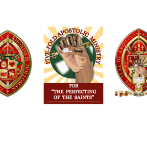 A series of three different images with the words " for the perfecting of the saints ".